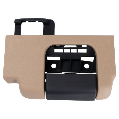 2009-14 Ford F150 Truck Extended Cab Rear Driver Side Interior Door Handle Beige Housing With Black Lever TRQ DHA32233