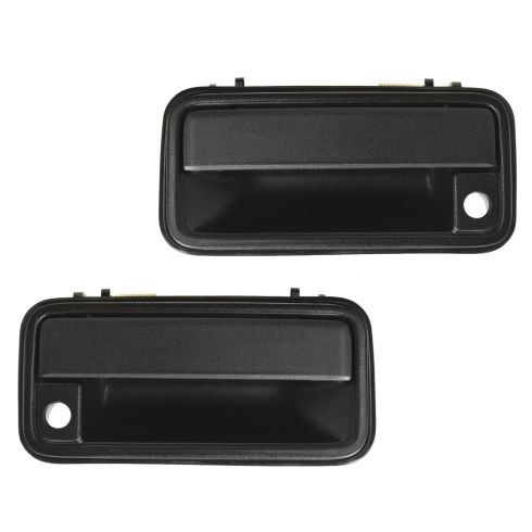 Chevrolet GMC Front Driver & Passenger Side 2 Piece Exterior Door Handle Set TRQ DHA34756