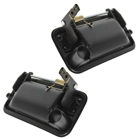 Chevrolet GMC Front Driver & Passenger Side 2 Piece Exterior Door Handle Set TRQ DHA34756