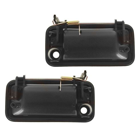 Chevrolet GMC Front Driver & Passenger Side 2 Piece Exterior Door Handle Set TRQ DHA34756