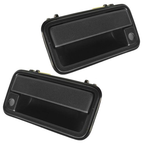 Chevrolet GMC Front Driver & Passenger Side 2 Piece Exterior Door Handle Set TRQ DHA34756