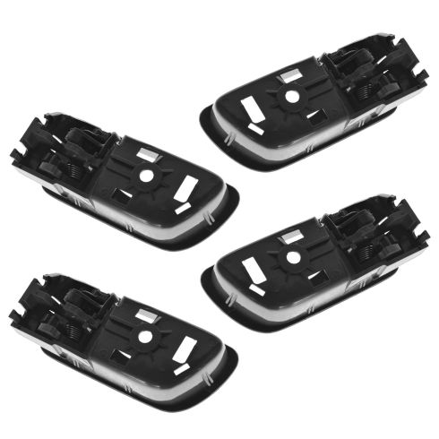 2002-06 Toyota Camry Driver & Passenger Side 4 Piece Interior Door Handle Set TRQ DHA30259