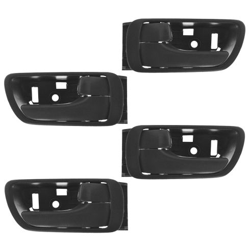 2002-06 Toyota Camry Driver & Passenger Side 4 Piece Interior Door Handle Set TRQ DHA30259