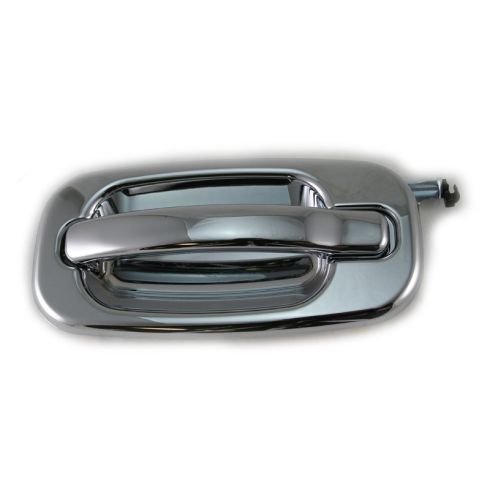Chevrolet GMC Cadillac Rear Driver & Passenger Side 2 Piece Exterior Door Handle Set TRQ DHA37026