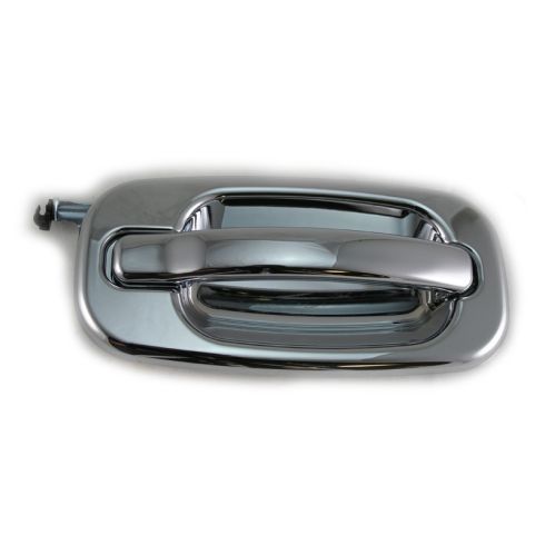 Chevrolet GMC Cadillac Rear Driver & Passenger Side 2 Piece Exterior Door Handle Set TRQ DHA37026