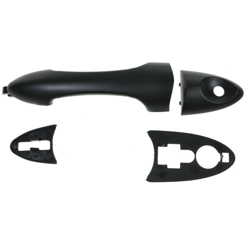 Ford Focus Mazda Tribute Driver & Passenger Side 4 Piece Exterior Door Handle Set TRQ DHA36147