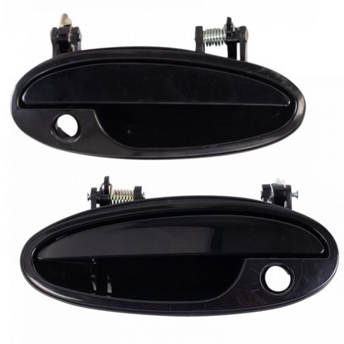 Chevrolet Buick Pontiac Olds Front Driver & Passenger Side 2 Piece Exterior Door Handle Set TRQ DHA32210