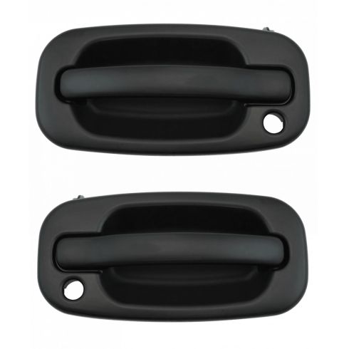 Chevrolet GMC Front Driver & Passenger Side 2 Piece Exterior Door Handle Set TRQ DHA36951