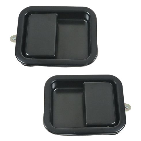 Jeep CJ7 CJ8 Scrambler Wrangler Driver & Passenger Side 2 Piece Exterior Door Handle Set TRQ DHA30229