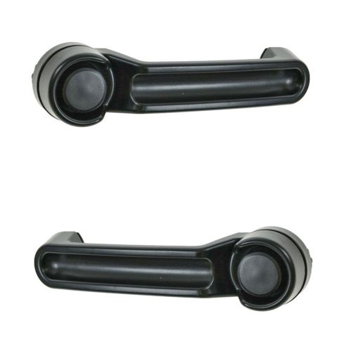 Jeep Liberty Wrangler Dodge Nitro Driver & Passenger Side 2 Piece Exterior Door Handle Set TRQ DHA46003