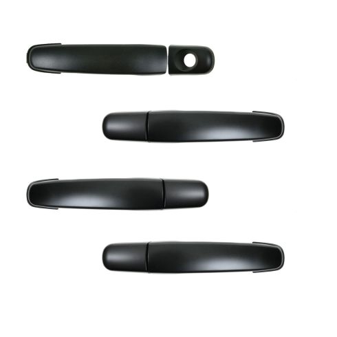 Chevrolet Pontiac Saturn Suzuki Front & Rear 4 Piece Exterior Door Handle Set TRQ DHA35354