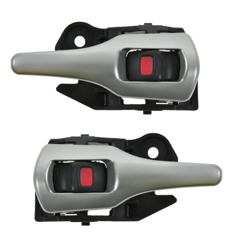 Toyota Corolla Matrix Rear Driver & Passenger Side 2 Piece Interior Door Handle Set TRQ DHA37435