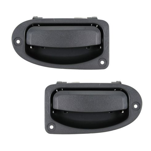1998-11 Ford Ranger Extended Cab Rear Driver & Passenger Side 2 Piece Exterior Door Handle Set TRQ DHA36904