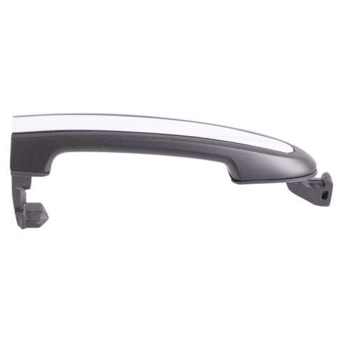 2007-12 Hyundai Santa Fe Rear Driver & Passenger Side 2 Piece Exterior Door Handle Set TRQ DHA33969