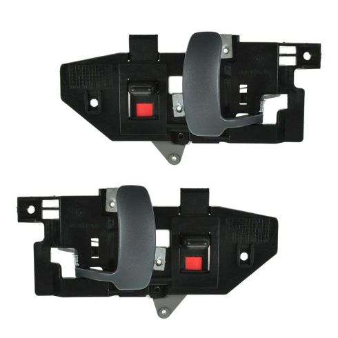 Chevrolet GMC Front Driver & Passenger Side 2 Piece Interior Door Handle Set TRQ DHA37459