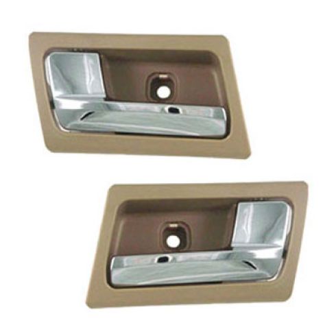 Ford Mercury Rear Driver & Passenger Side 2 Piece Interior Door Handle Set TRQ DHA35431