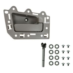 2005-10 Jeep Grand Cherokee Front Driver & Passenger Side 2 Piece Interior Door Handle Set TRQ DHA32484