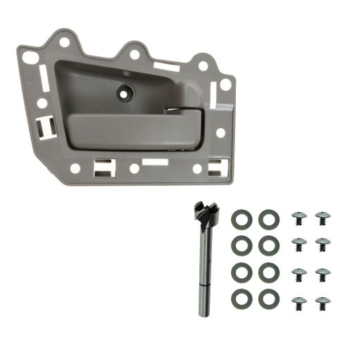 2005-10 Jeep Grand Cherokee Front Driver & Passenger Side 2 Piece Interior Door Handle Set TRQ DHA32484