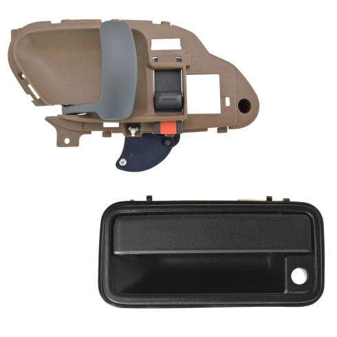 Chevrolet GMC Front Driver Side 2 Piece Interior & Exterior Door Handle Set TRQ DHA34760