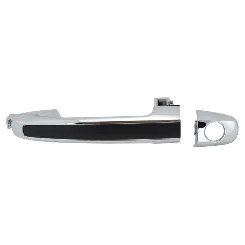 2006-10 Hyundai Sonata Front Driver & Passenger Side 2 Piece Exterior Door Handle Set TRQ DHA36373