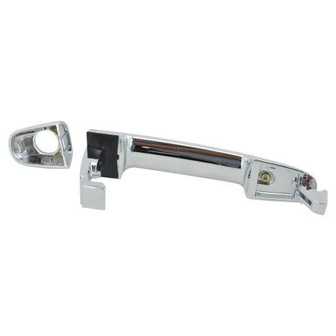 2006-10 Hyundai Sonata Front Driver & Passenger Side 2 Piece Exterior Door Handle Set TRQ DHA36373