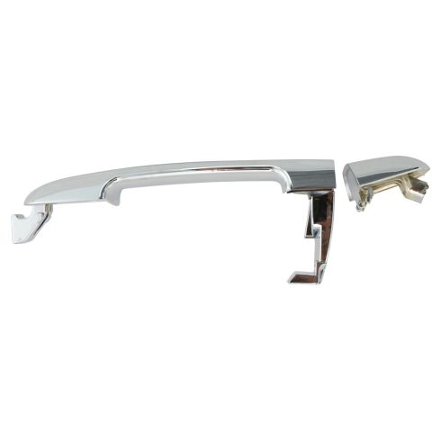 2006-10 Hyundai Sonata Front Driver & Passenger Side 2 Piece Exterior Door Handle Set TRQ DHA36373