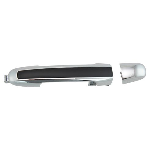 2006-10 Hyundai Sonata Front Driver & Passenger Side 2 Piece Exterior Door Handle Set TRQ DHA36373