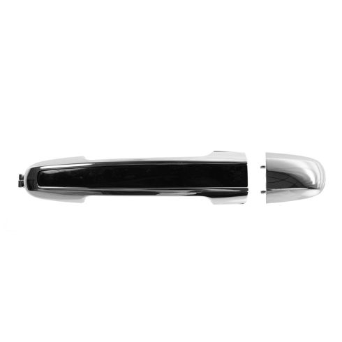 2006-10 Hyundai Sonata Rear Driver & Passenger Side 2 Piece Exterior Door Handle Set TRQ DHA67485