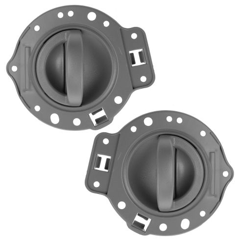 2006-10 Jeep Commander Rear Driver & Passenger Side 2 Piece Interior Door Handle Set TRQ DHA67546