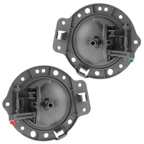 2006-10 Jeep Commander Rear Driver & Passenger Side 2 Piece Interior Door Handle Set TRQ DHA67546