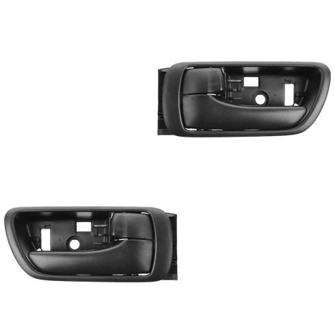 2002-06 Toyota Camry Driver & Passenger Side 2 Piece Interior Door Handle Set TRQ DHA35341