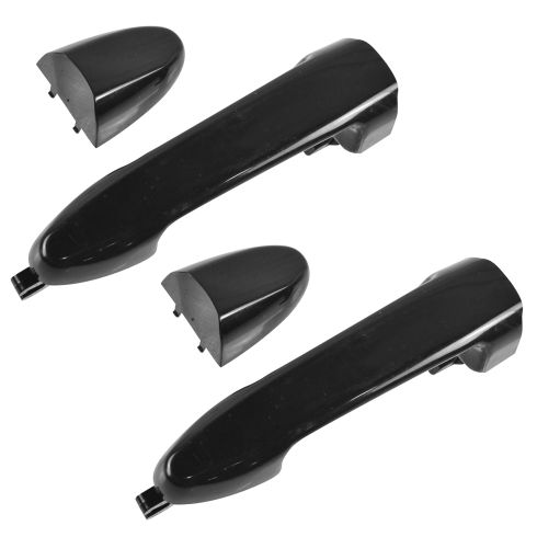 Ford Escape Mercury Mariner Rear Driver & Passenger Side 2 Piece Exterior Door Handle Set TRQ DHA36754