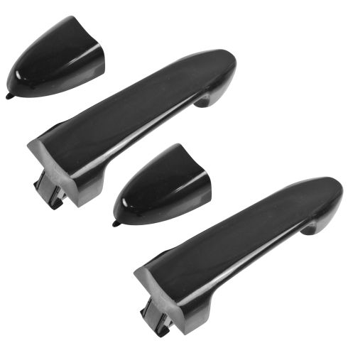 Ford Escape Mercury Mariner Rear Driver & Passenger Side 2 Piece Exterior Door Handle Set TRQ DHA36754