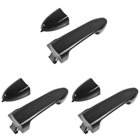 Ford Escape Mercury Mariner Front & Rear 4 Piece Exterior Door Handle Set TRQ DHA36753