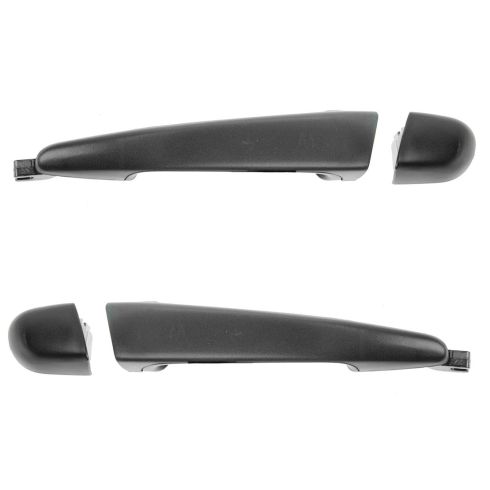 BMW 318i 323i 328i Rear Driver & Passenger Side 2 Piece Exterior Door Handle Set TRQ DHA35087