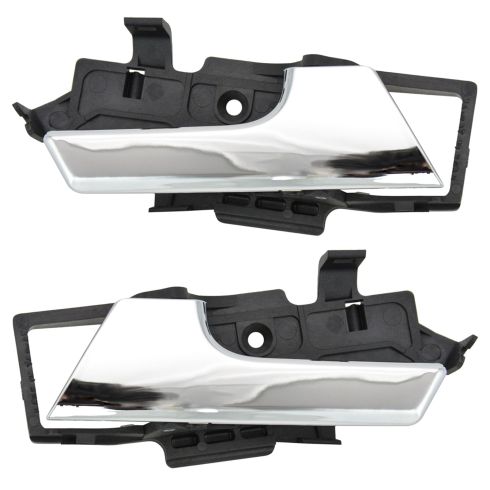 Chevrolet Pontiac Rear Driver & Passenger Side 2 Piece Interior Door Handle Set TRQ DHA30466