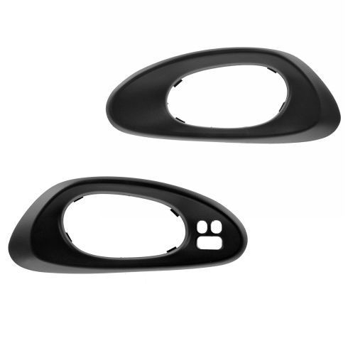 Chevrolet Front Driver & Passenger Side 2 Piece Interior Door Handle Bezel Set TRQ DHA37300