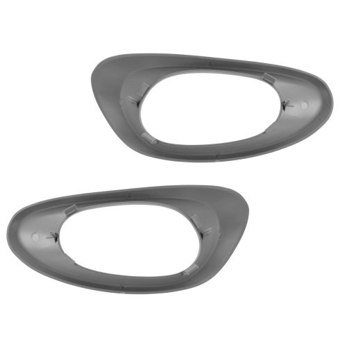Chevrolet Front Driver & Passenger Side 2 Piece Interior Door Handle Bezel Set TRQ DHA37305