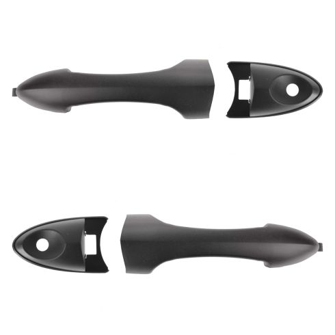 Ford Focus Mazda Tribute Front Driver & Passenger Side 2 Piece Exterior Door Handle Set TRQ DHA36665