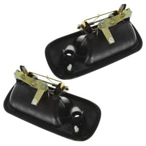 2003-09 Chevrolet GMC Driver & Passenger Side 2 Piece Exterior Door Handle Set TRQ DHA35450