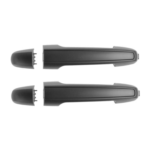2006-10 Hyundai Sonata Rear Driver & Passenger Side 2 Piece Exterior Door Handle Set TRQ DHA36617