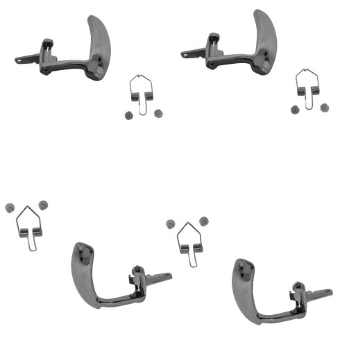 Chevrolet GMC Front & Rear Interior Door Handle Lever 4 Piece Set TRQ DHA72573