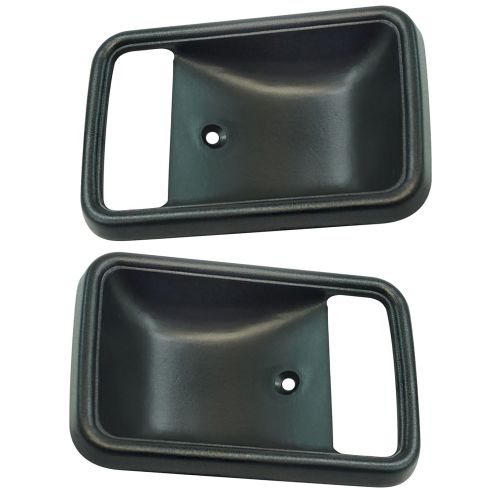 1979-85 Mazda RX-7 Driver & Passenger Side 2 Piece Interior Door Handle Bezel Set TRQ DHA43112