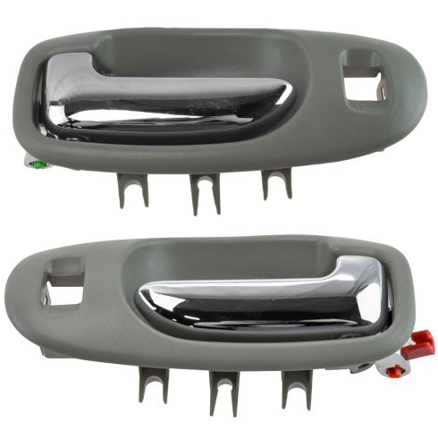 Dodge Stratus Chrysler Sebring Driver & Passenger Side 2 Piece Interior Door Handle Set TRQ DHA37380