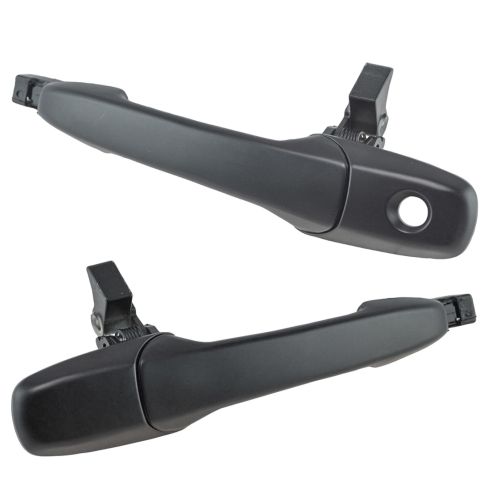 2005-14 Ford Mustang Driver & Passenger Side 2 Piece Exterior Door Handle Set TRQ DHA36262