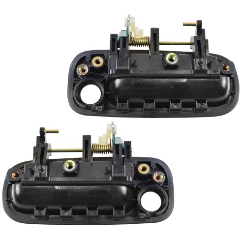 1992-96 Toyota Camry Front & Rear 12 Piece Interior & Exterior Door Handle Set TRQ DHA67469