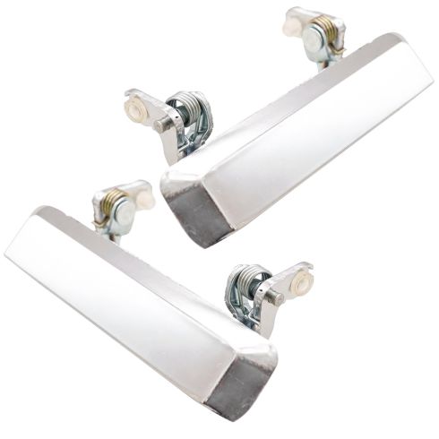 1986-95 Suzuki Samurai Front Driver & Passenger Side 2 Piece Exterior Door Handle Set TRQ DHA44308