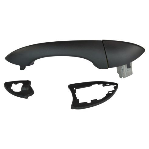 2000-06 BMW X5 Rear Driver & Passenger Side 2 Piece Exterior Door Handle Set TRQ DHA36498