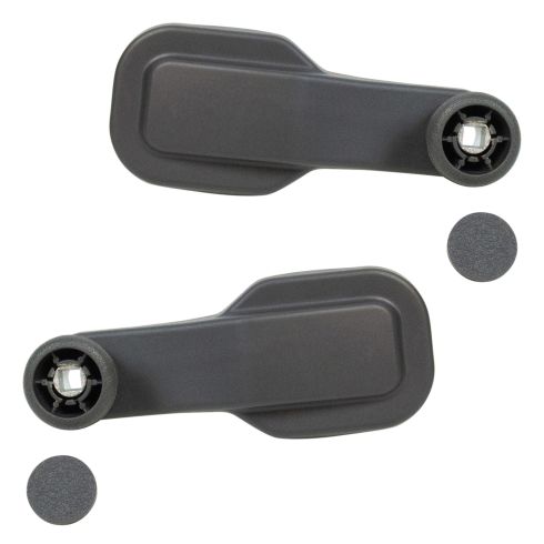Volvo VHD VNL Front Driver & Passenger Side 2 Piece Window Crank Handle Set TRQ DHA36069