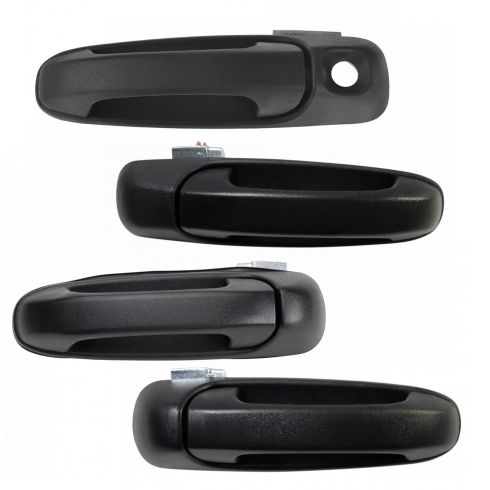 Dodge Ram Mitsubishi Front & Rear 4 Piece Exterior Door Handle Set TRQ DHA37253